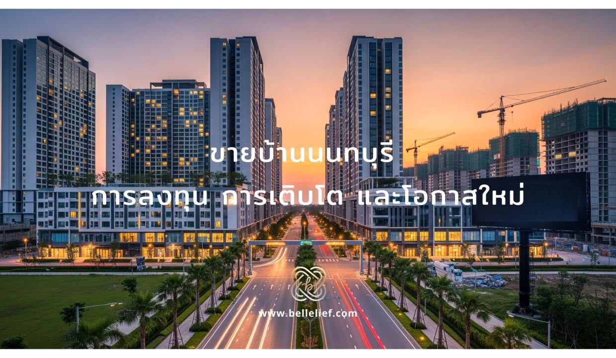 ขายบ้านนนทบุรี การลงทุน การเติบโต