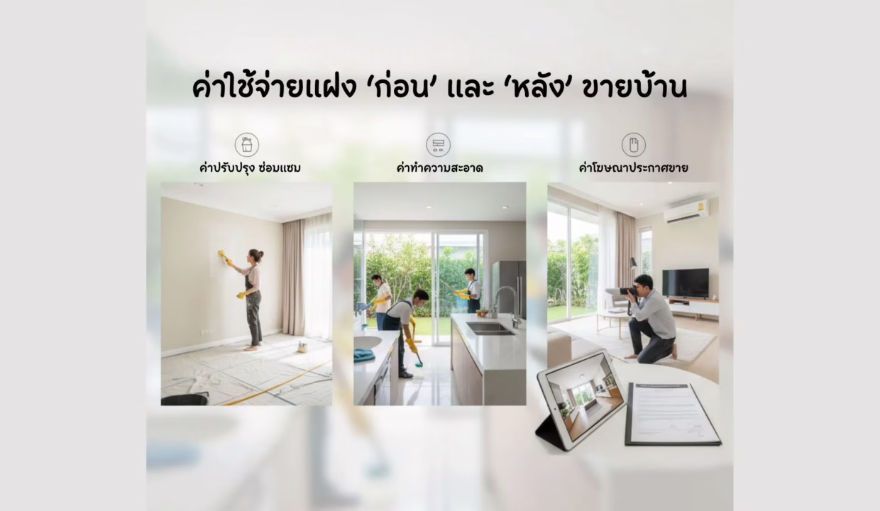 ค่าใช้จ่ายแฝง ก่อน และ หลัง ขายบ้าน