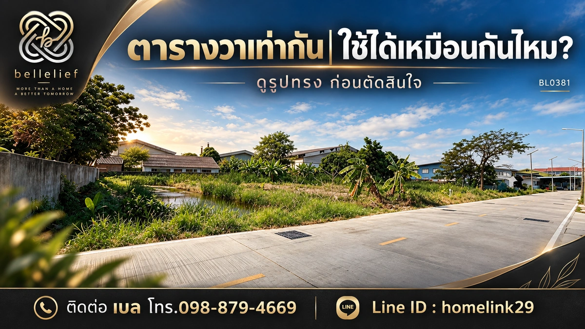 ราคาที่ดินคือ “ต้นทุนจริง” หรือแค่จุดเริ่มต้น