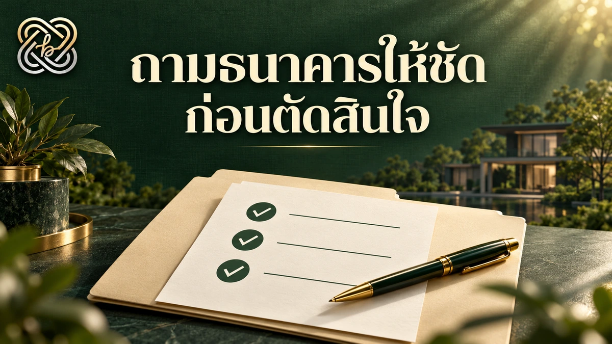 บ้านคนละหลัง PLUS ก่อนจองบ้าน ต้องคิดมากกว่าค่างวดเริ่มต้น