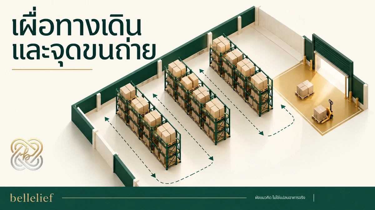 โกดังพื้นที่ใหญ่…แต่เก็บสินค้าได้จริงเท่าไร? อย่าดูแค่พื้นที่ใช้สอยรวม