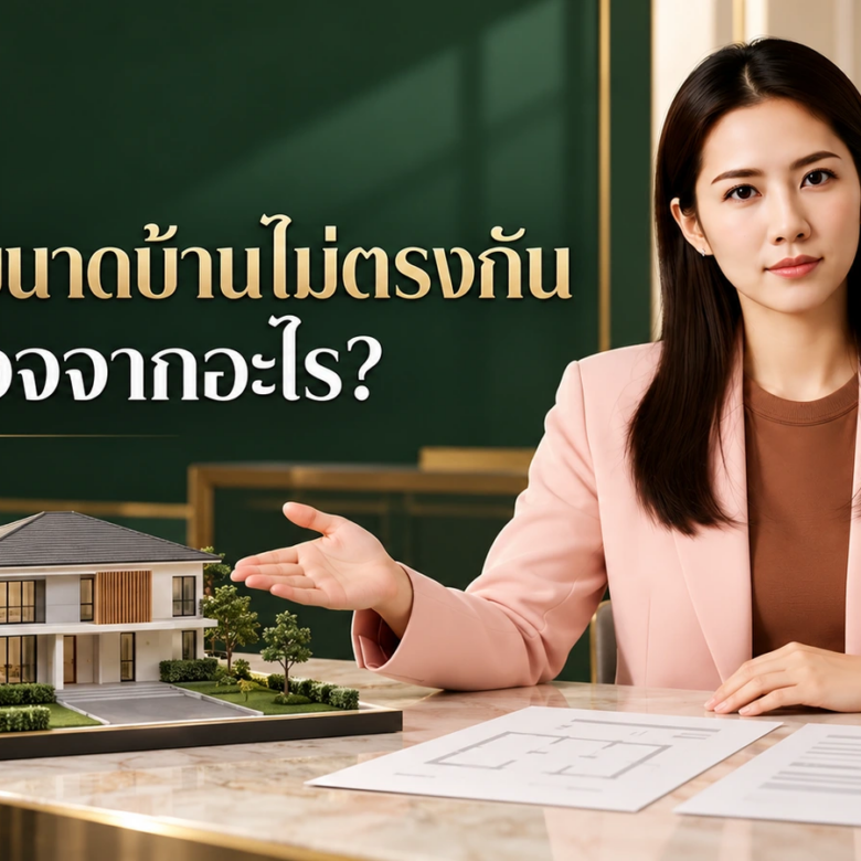 พื้นที่ดินกับพื้นที่ใช้สอย อ่านอย่างไรไม่ให้เทียบบ้านผิด